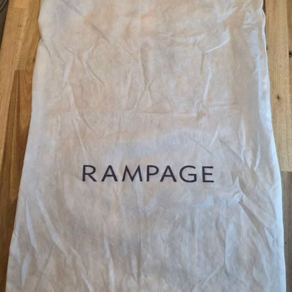 RAMPAGE Handbag Dust Bag White Drawstring  Purse Cover Storage Replacement Large